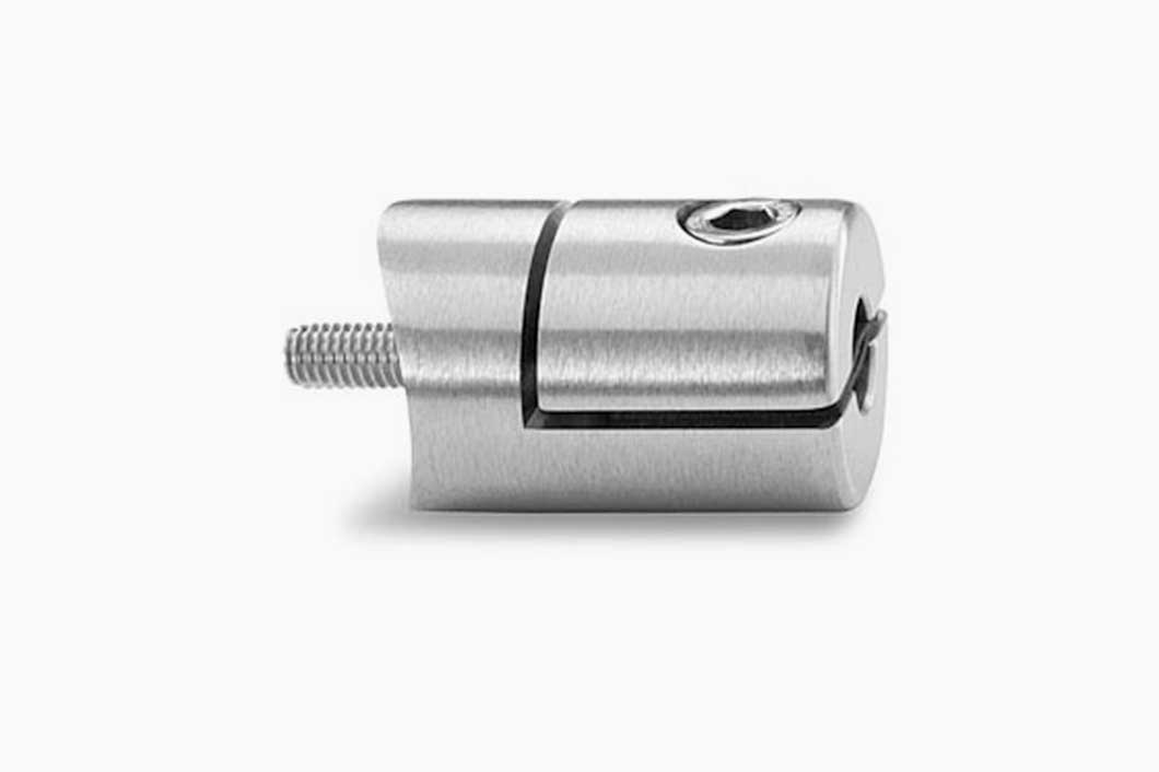 Paneelikiinnike putkelle 42,4 mm, ruostumaton teräs