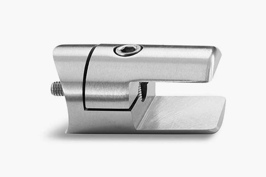 Profiilikiinnike LE 20x30 putkelle 42,4 mm, ruostumaton teräs