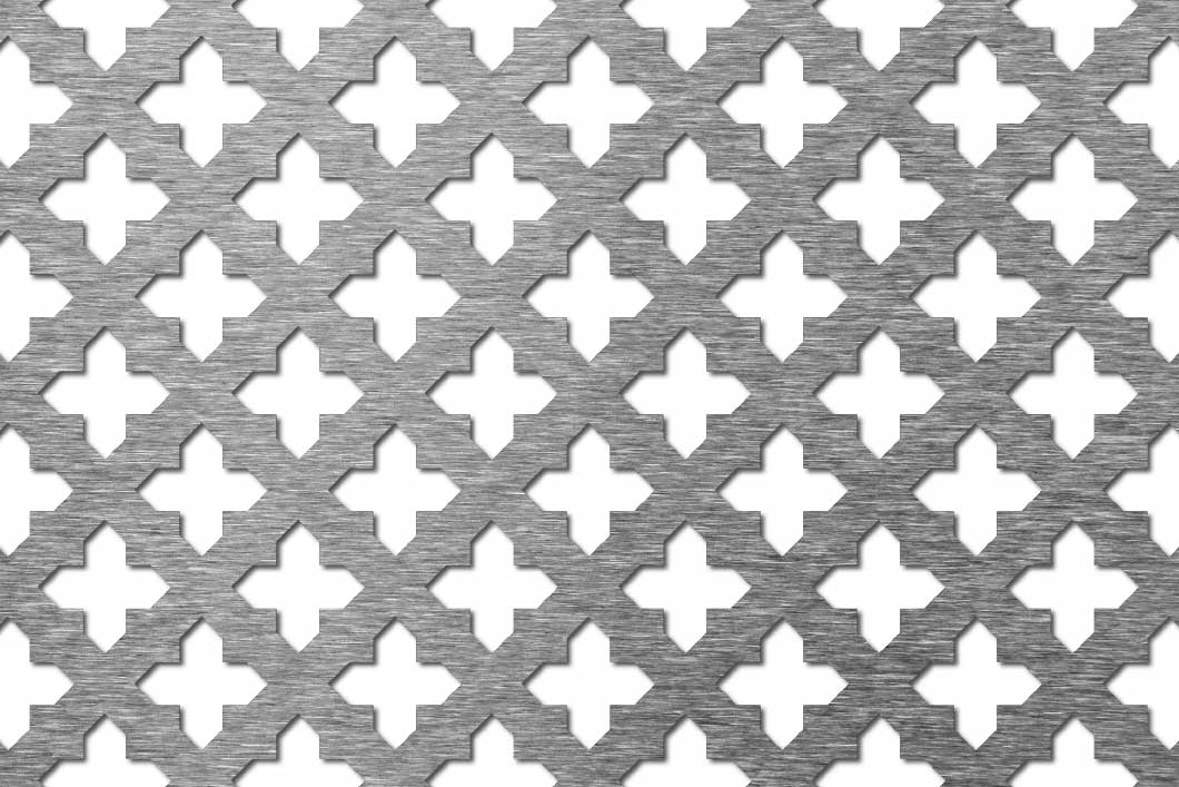 Cross 15, Reikälevy, alumiini, 1.5 x 1000 x 2000 mm