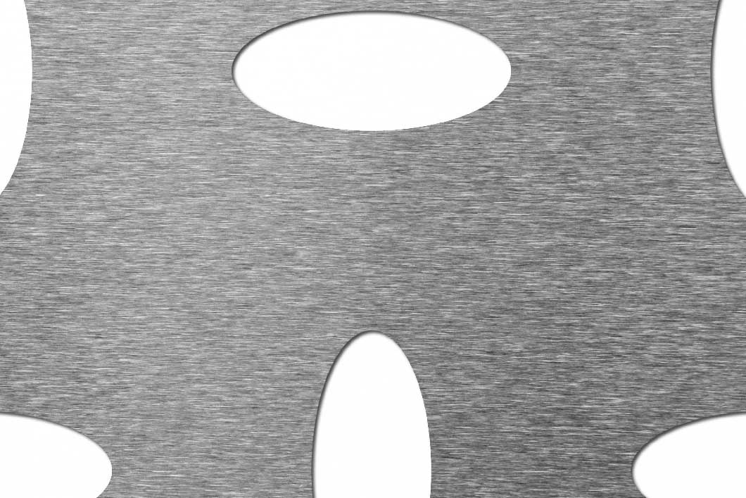 Ellipse EVH 30x70, Reikälevy, alumiini, 1 x 1000 x 2000 mm