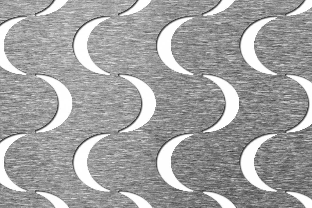 Halfmoon, Reikälevy, alumiini, 1.5 x 1000 x 2000 mm