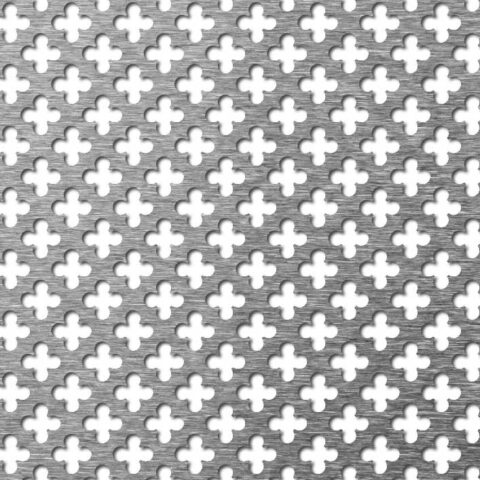No. 152, Reikälevy, teräs, 1 x 1000 x 2000 mm - Kuva 1