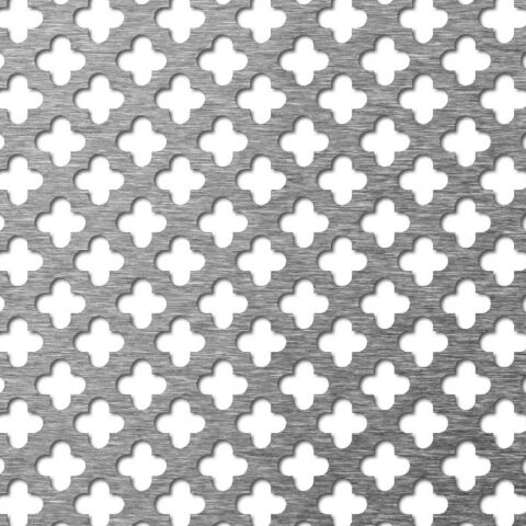 No. 155, Reikälevy, teräs, 1 x 1000 x 2000 mm - Kuva 1