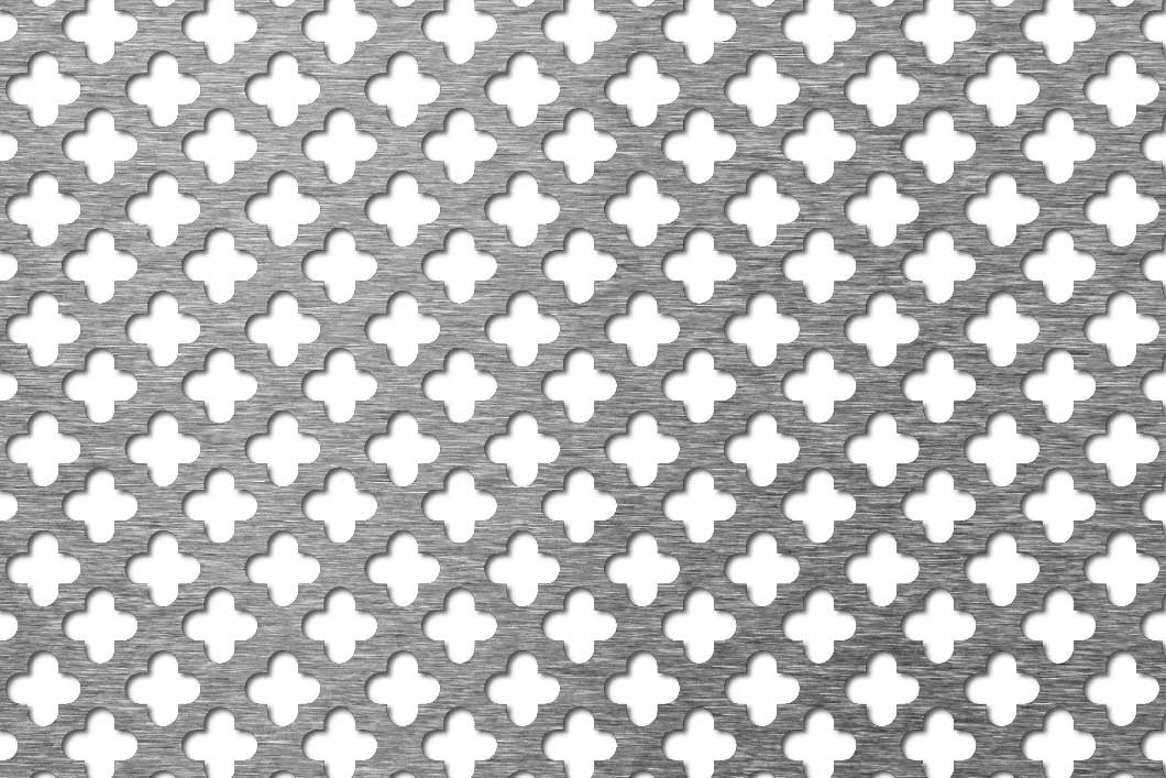 No. 155, Reikälevy, sinkitty teräs, 1 x 1000 x 2000 mm