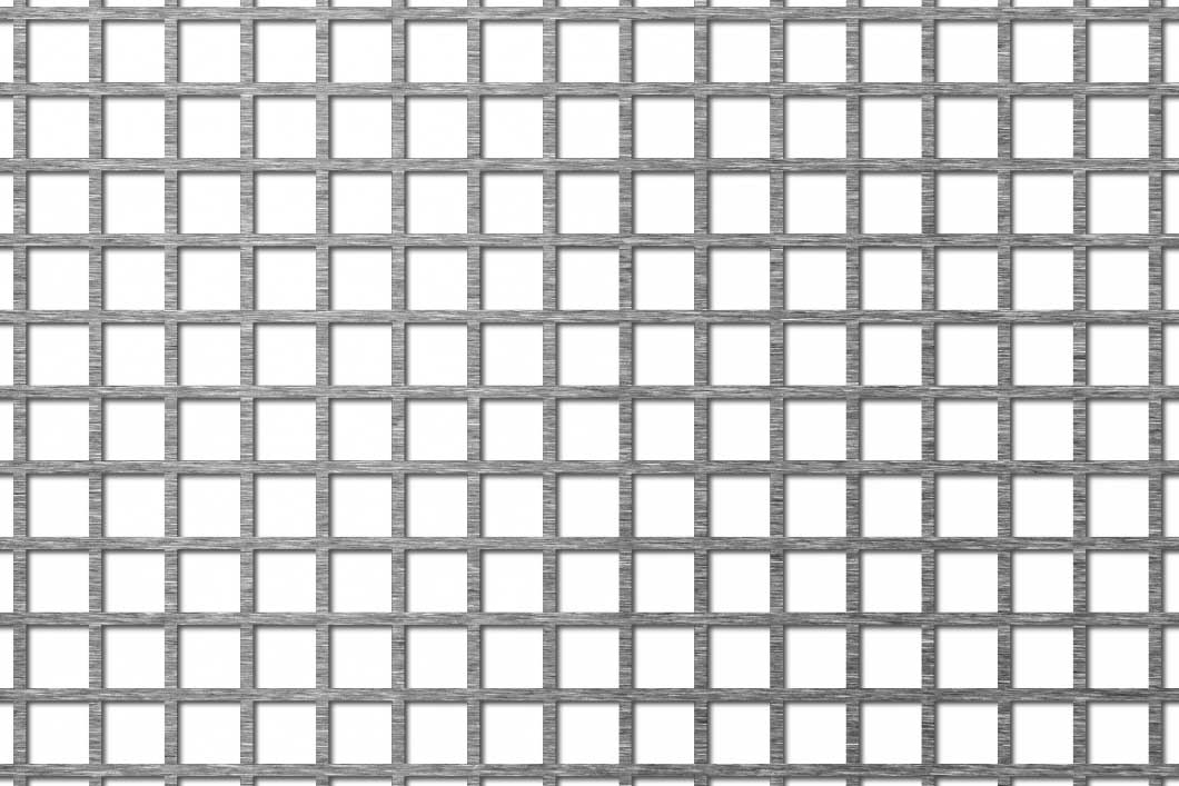 C10 U12, Reikälevy, ruostumaton teräs, 1.5 x 1000 x 2000 mm
