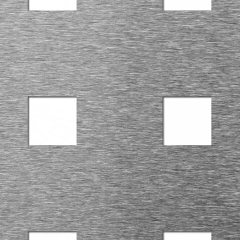 C25 U70, Reikälevy, ruostumaton teräs, 1.5 x 1000 x 2000 mm - Kuva 1