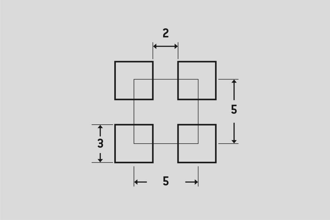 C3 U5, Reikälevy, teräs, 1 x 1000 x 2000 mm