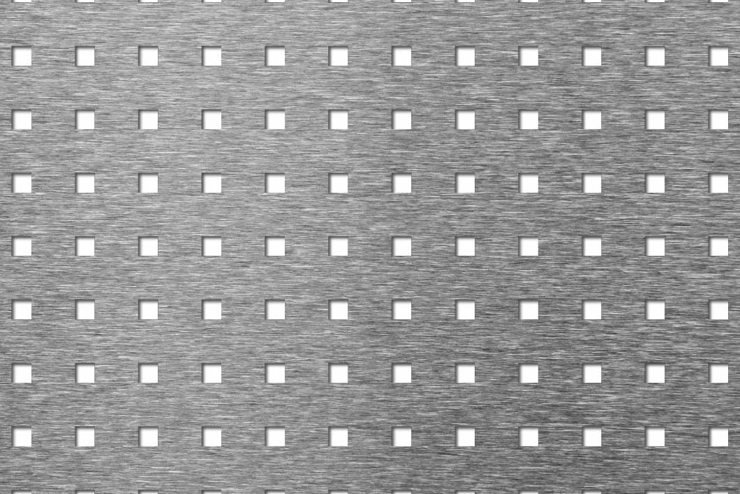 C5 U16, Reikälevy, ruostumaton teräs, 1.5 x 1000 x 2000 mm