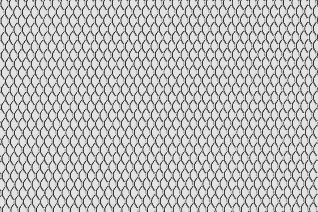 Rhomb 10x5x1, Levyverkko, teräs, 1 x 1000 x 2000 mm