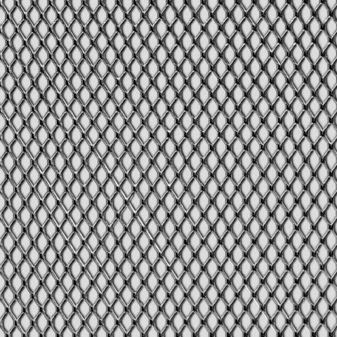 Rhomb 10x6x1, Levyverkko, teräs, 1 x 1000 x 2000 mm - Kuva 1