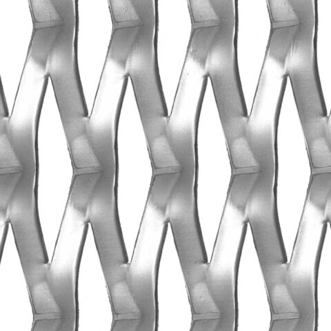 Rhomb 110x30x11, Levyverkko, alumiini, 2 x 1000 x 2000 mm - Kuva 2