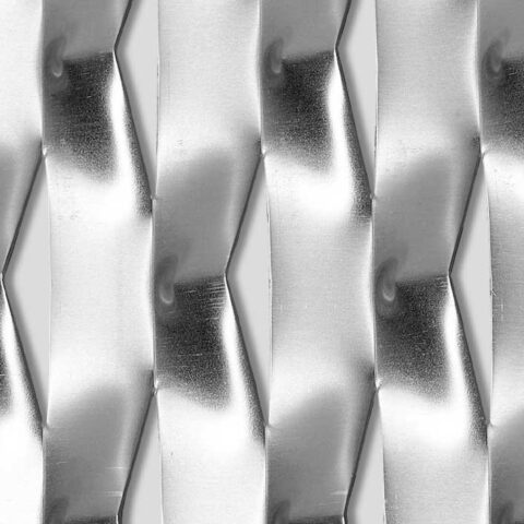 Rhomb 110x52x24, Levyverkko, alumiini, 2 x 1000 x 2000 mm - Kuva 1