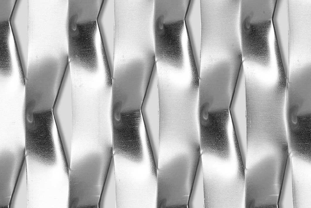 Rhomb 110x52x24, Levyverkko, alumiini, 2 x 1000 x 2000 mm