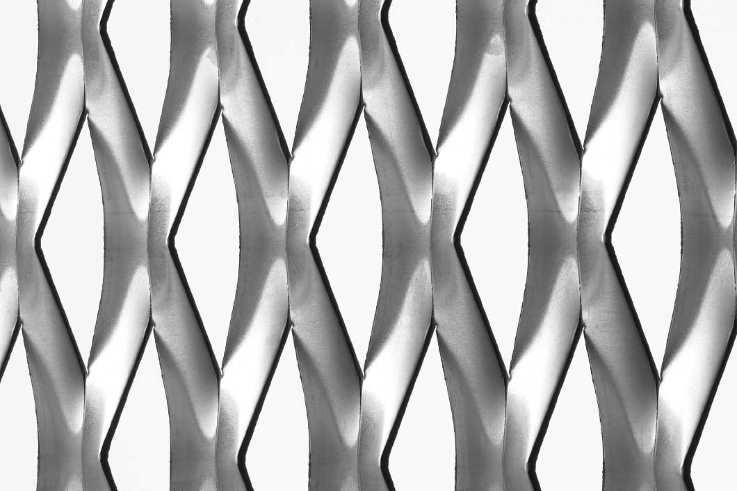 Rhomb 110x52x24, Levyverkko, alumiini, 2 x 1000 x 2000 mm