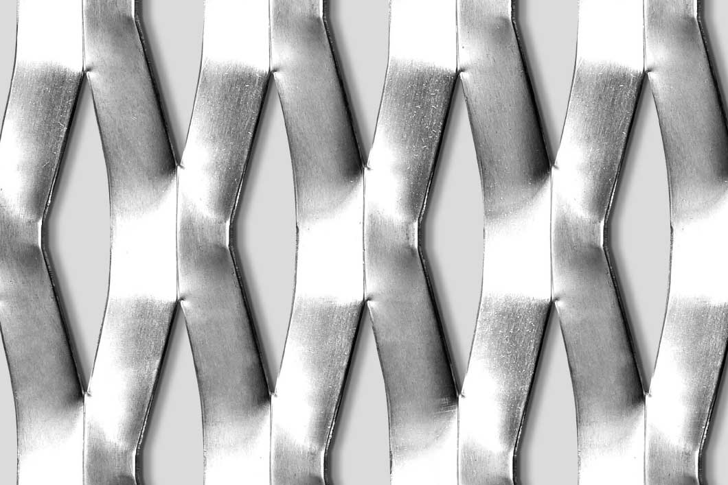 Rhomb 115x48x18, Levyverkko, alumiini, 2 x 1500 x 3000 mm