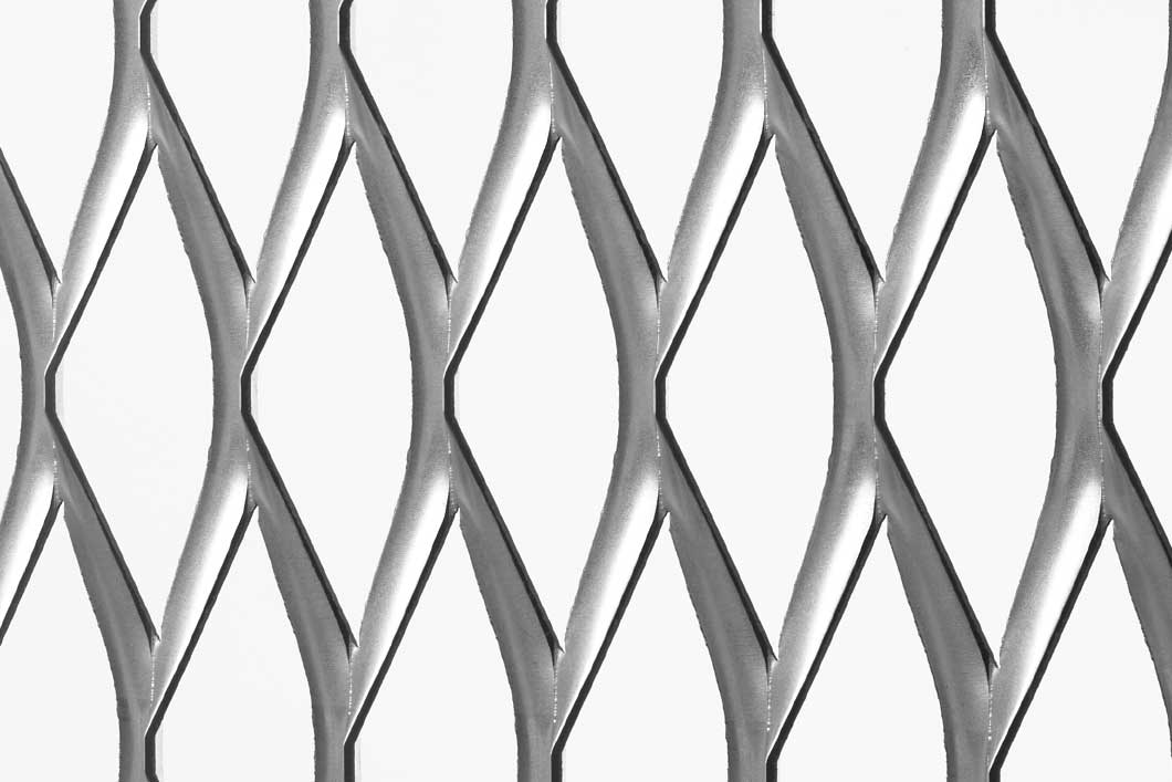 Rhomb 115x48x18, Levyverkko, alumiini, 2 x 1500 x 3000 mm