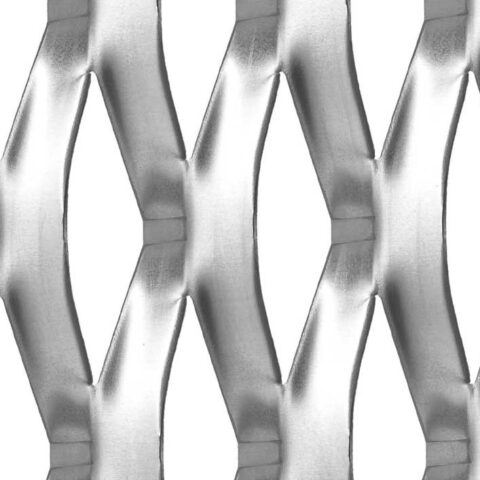 Rhomb 115x48x18, Levyverkko, alumiini, 2 x 1500 x 3000 mm - Kuva 3