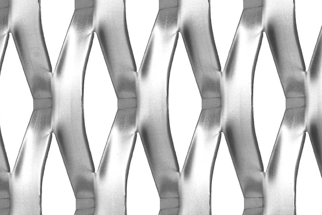 Rhomb 115x48x18, Levyverkko, alumiini, 2 x 1500 x 3000 mm