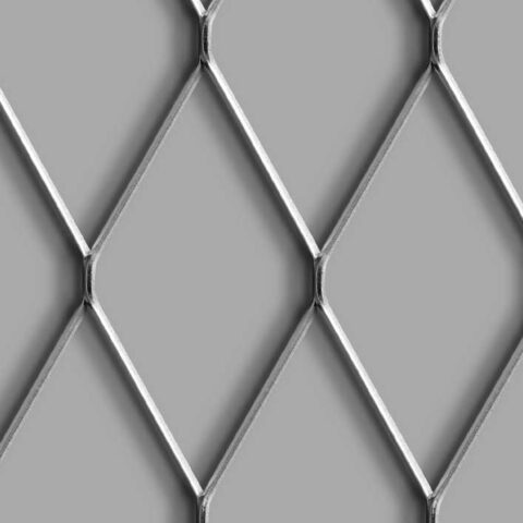 Rhomb 115x55x3, Levyverkko, teräs, 3 x 1500 x 2000 mm - Kuva 2
