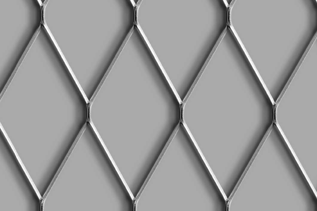 Rhomb 115x55x3, Levyverkko, teräs, 3 x 1500 x 2000 mm