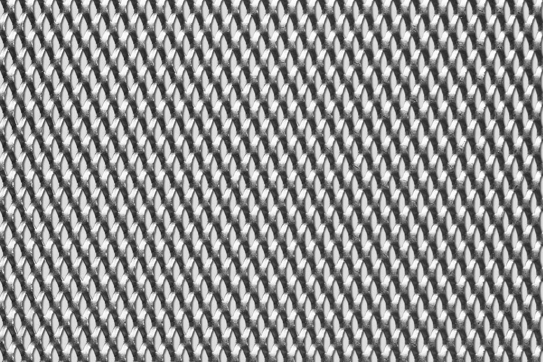 Rhomb 12x6x2, Levyverkko, alumiini, 1 x 1000 x 2000 mm