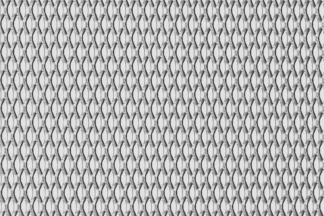 Rhomb 16x7x2, Levyverkko, teräs, 1 x 1000 x 2000 mm