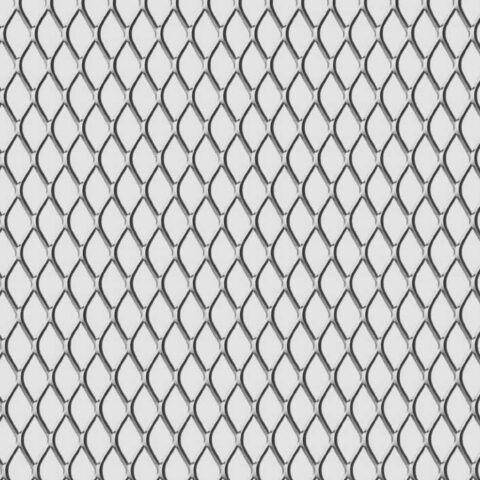 Rhomb 16x8x1,5, Levyverkko, teräs, 1.5 x 1500 x 3000 mm - Kuva 2