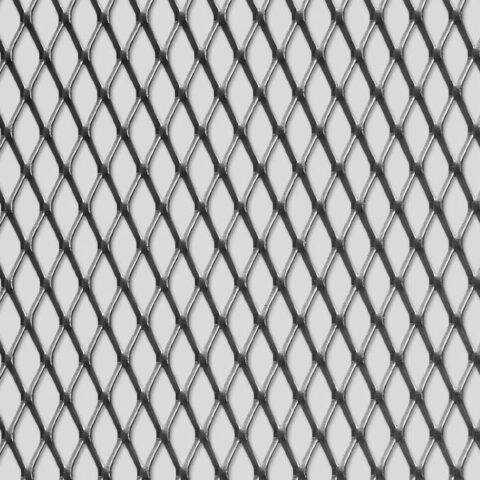 Rhomb 20x10x1,5, Levyverkko, alumiini, 1 x 1000 x 2000 mm - Kuva 1
