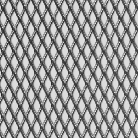 Rhomb 20x10x2, Levyverkko, teräs, 1 x 1000 x 2000 mm - Kuva 1