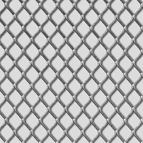 Rhomb 20x15x1,5, Levyverkko, sinkitty teräs, 1.5 x 1000 x 2000 mm - Kuva 1