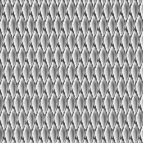 Rhomb 27x8x2, Levyverkko, teräs, 1.5 x 1250 x 2500 mm - Kuva 1