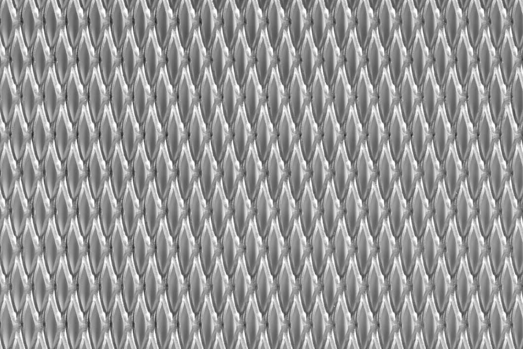 Rhomb 27x8x2, Levyverkko, teräs, 1.5 x 1250 x 2500 mm