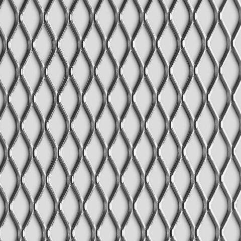 Rhomb 28x13x2, Levyverkko, teräs, 2 x 1500 x 3000 mm - Kuva 1