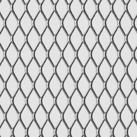Rhomb 28x13x2, Levyverkko, teräs, 2 x 1500 x 3000 mm - Kuva 2