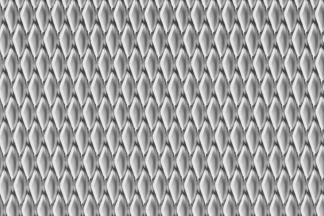 Rhomb 28x9x2,5, Levyverkko, teräs, 1 x 1000 x 2000 mm