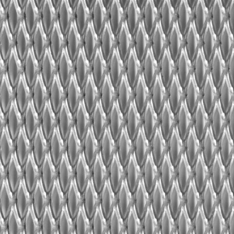 Rhomb 28x9x2,5, Levyverkko, teräs, 1 x 1000 x 2000 mm - Kuva 2