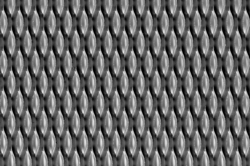 Rhomb 30x12x4,5, Levyverkko, teräs, 2.5 x 1000 x 2500 mm