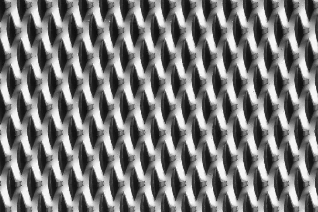Rhomb 30x12x4,5, Levyverkko, teräs, 2.5 x 1000 x 2500 mm