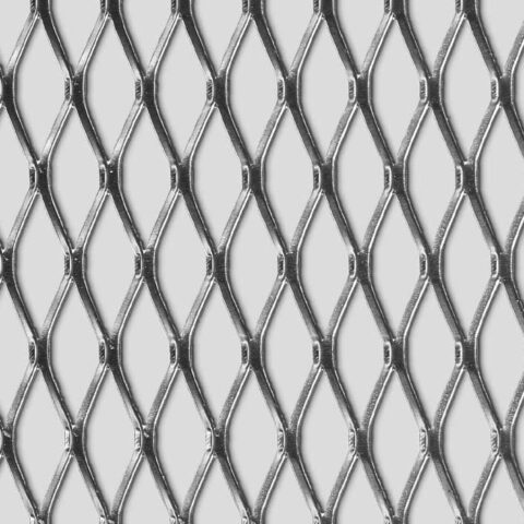 Rhomb 40x17x2,5, Levyverkko, teräs, 2 x 1000 x 2000 mm - Kuva 1