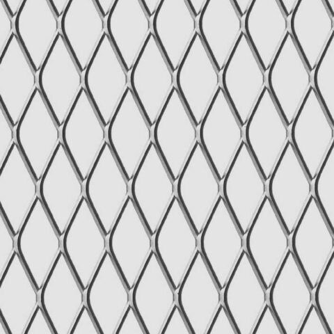 Rhomb 40x17x2,5, Levyverkko, teräs, 2 x 1000 x 2000 mm - Kuva 2