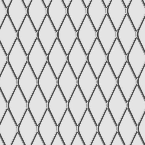 Rhomb 40x17x2, Levyverkko, teräs, 1.5 x 1000 x 2000 mm - Kuva 2
