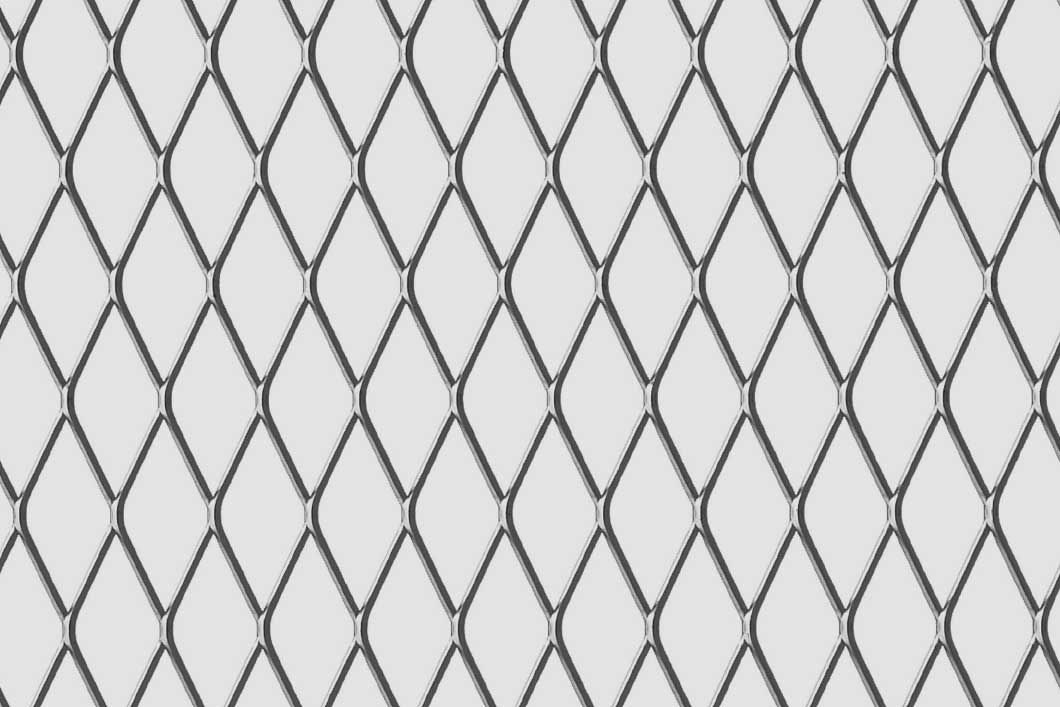 Rhomb 40x17x2, Levyverkko, teräs, 1.5 x 1000 x 2000 mm
