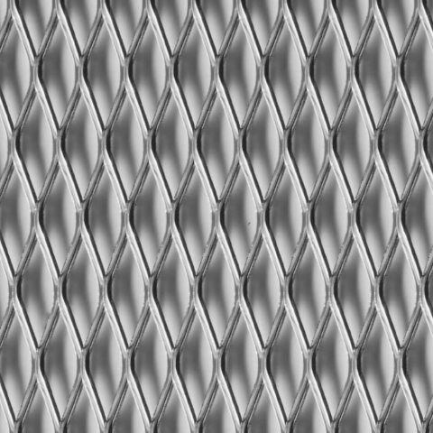 Rhomb 42x13x2, Levyverkko, teräs, 2 x 1250 x 2500 mm - Kuva 1