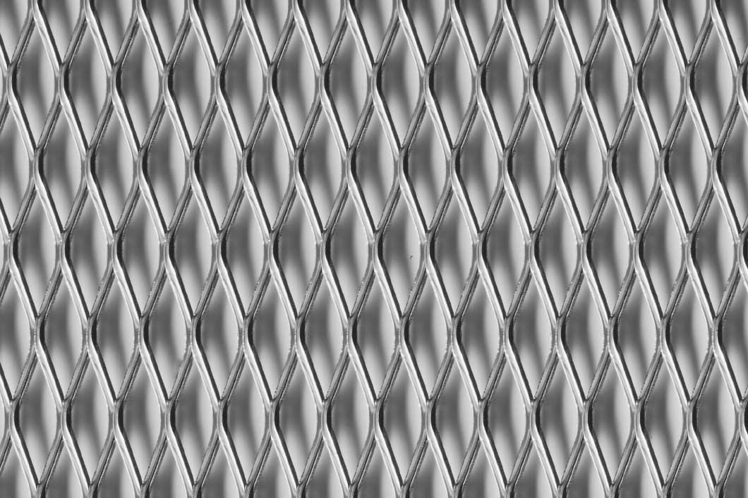 Rhomb 42x13x2, Levyverkko, teräs, 2 x 1250 x 2500 mm