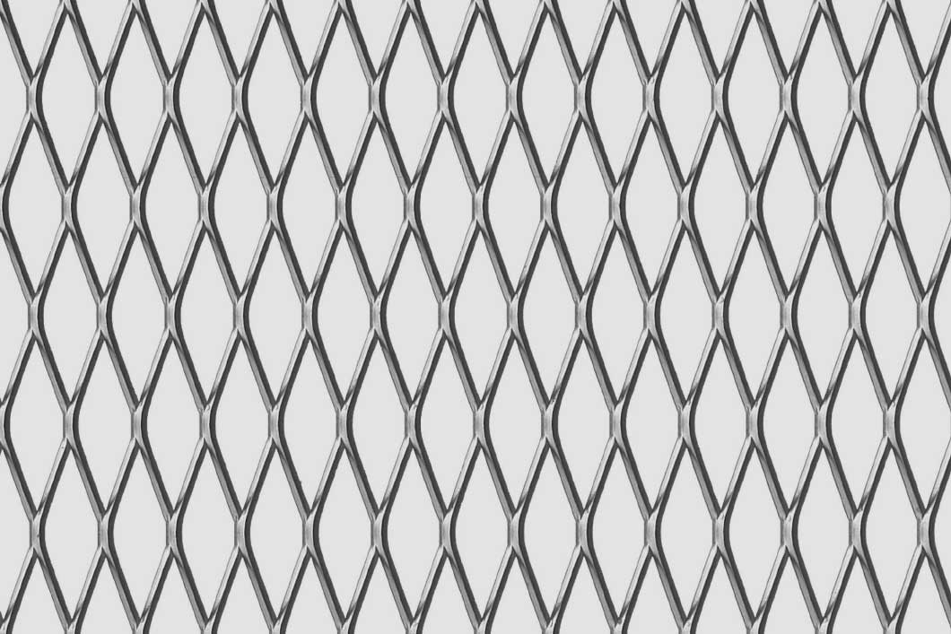 Rhomb 42x13x2, Levyverkko, teräs, 2 x 1250 x 2500 mm