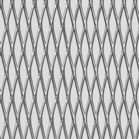 Rhomb 43x10x2,5, Levyverkko, teräs, 2 x 1000 x 2000 mm - Kuva 1