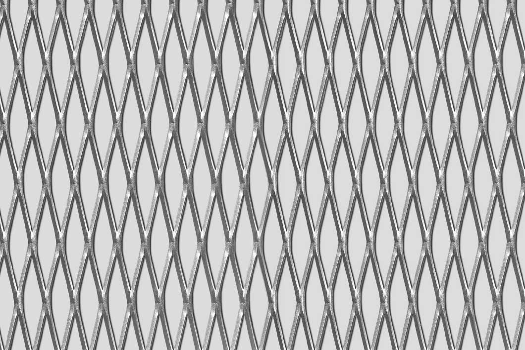 Rhomb 43x10x2,5, Levyverkko, teräs, 2 x 1000 x 2000 mm