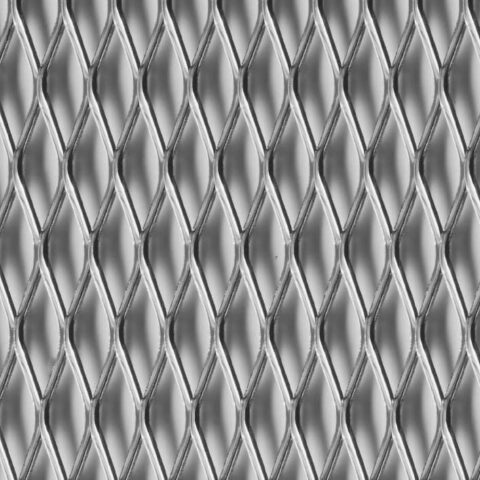 Rhomb 43x13x2,5, Levyverkko, teräs, 1.5 x 1250 x 2500 mm - Kuva 1