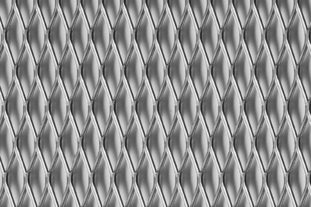 Rhomb 43x13x2,5, Levyverkko, teräs, 1.5 x 1250 x 2500 mm