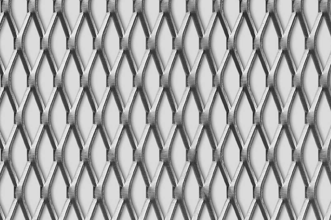 Rhomb 43x15x4, Levyverkko, teräs, 3 x 1250 x 2500 mm